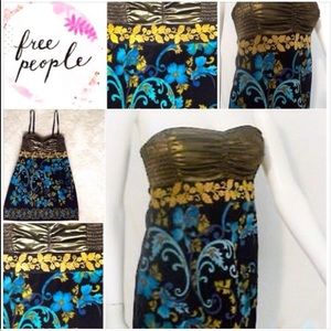 🆕FREE PEOPLE Lost in Paradise Black Dress NWOT